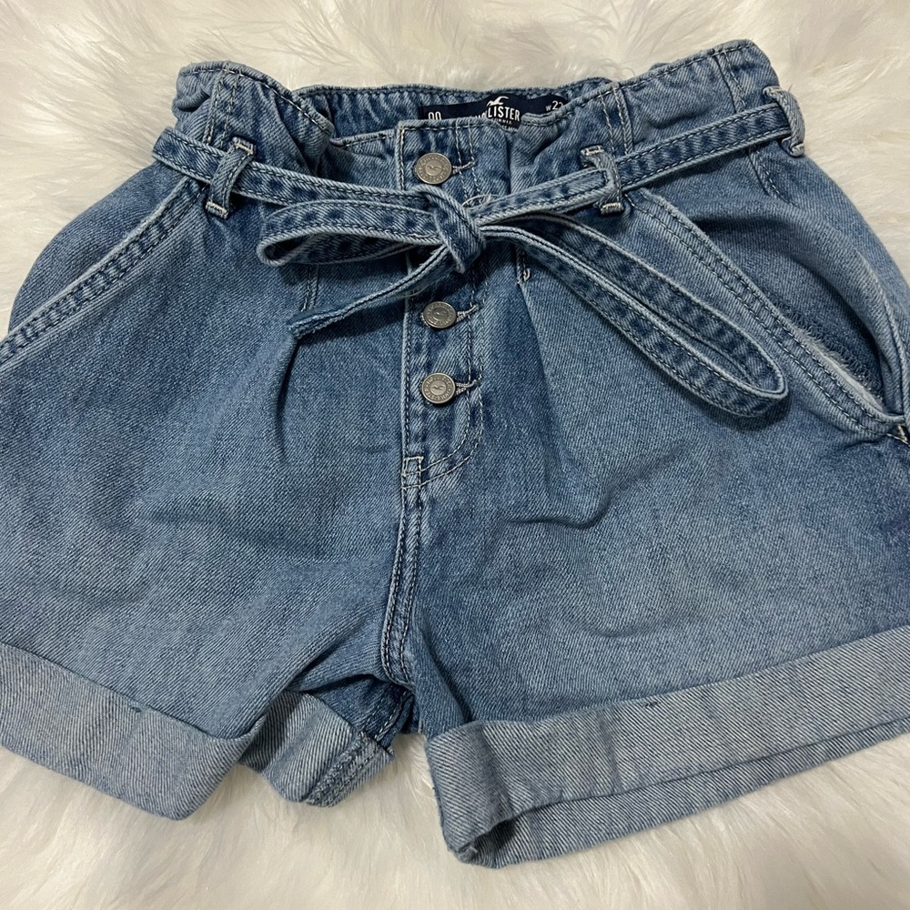 Hollister Denim High Waisted Shorts
